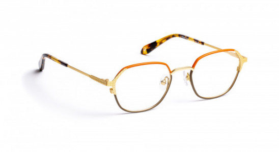 J.F. Rey PM060 Eyeglasses, PEACH/BROWN/GOLD (6050)