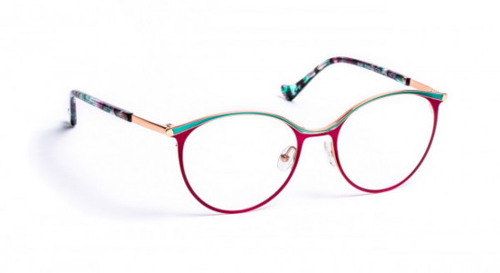 VOLTE FACE NAIA Eyeglasses, PLUM/SHINY PINK GOLD (7550)