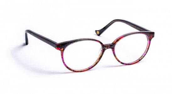 VOLTE FACE NINE Eyeglasses, CHERRY / LIGHT GREY (8501)