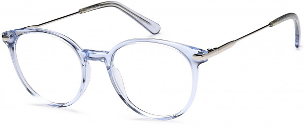 Di Caprio DC186 Eyeglasses, Crystal Blue