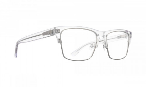 Spy Optic Weston 50/50 55 Eyeglasses, Crystal Matte Silver
