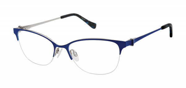 Tura by Lara Spencer LS125 Eyeglasses, Blue (NAV)