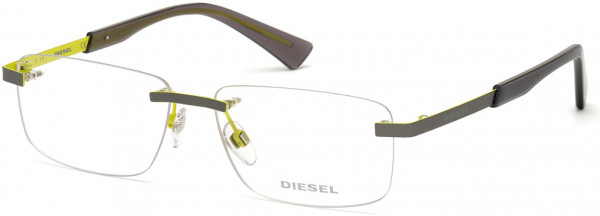 Diesel DL5352 Eyeglasses, 009 - Matte Gunmetal