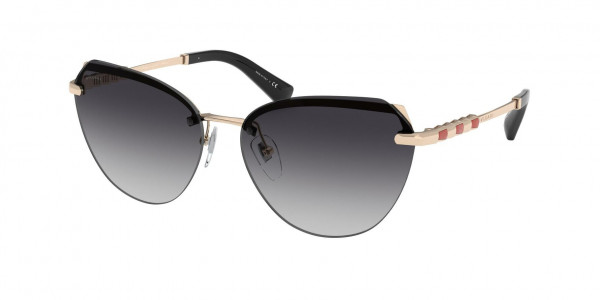 Bvlgari BV6129KB Sunglasses, 395/T3 PINK GOLD PLATED (GOLD)