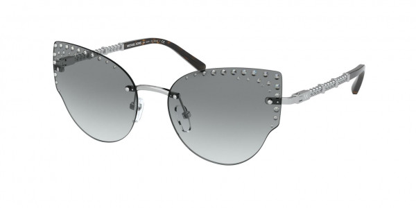 Michael Kors MK1058B ST. ANTON Sunglasses, 100111 ST. ANTON SILVER GREY GRADIENT (SILVER)