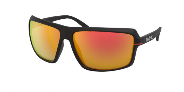 Michael Kors MK2114 CARSON Sunglasses, 33326Q MATTE BLACK (BLACK)