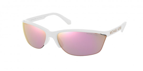 Michael Kors MK2110 PLAYA Sunglasses, 30994Z PLAYA WHITE LIQUID ROSE GOLD (WHITE)