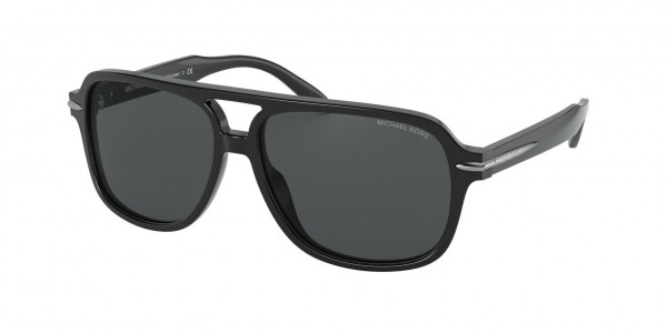 Michael Kors MK2115 LIAM Sunglasses, 300587 BLACK (BLACK)