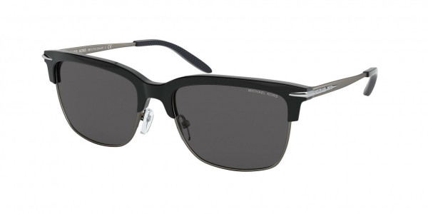 Michael Kors MK2116 LINCOLN Sunglasses, 300587 BLACK (BLACK)