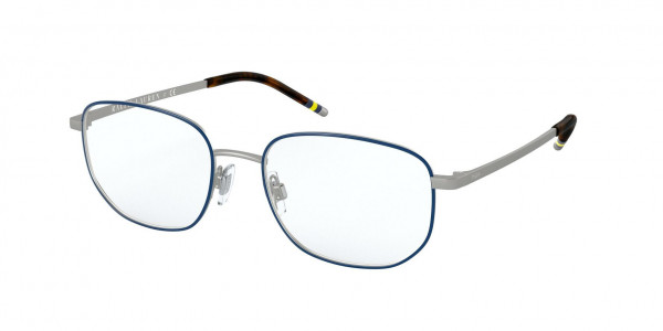 Polo PH1194 Eyeglasses, 9010 BLUE ON MATTE SILVER (BLUE)