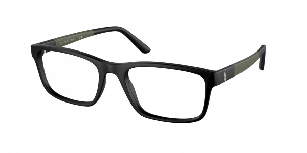 Polo PH2212 Eyeglasses, 5504 MATTE BLACK (BLACK)