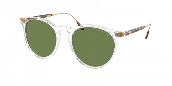 Ralph Lauren RL8181P Sunglasses, 50024E CLEAR GREEN (TRANSPARENT)