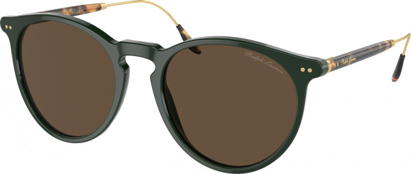 Ralph Lauren RL8181P Sunglasses, 614053 OPAL GREEN BROWN (GREEN)