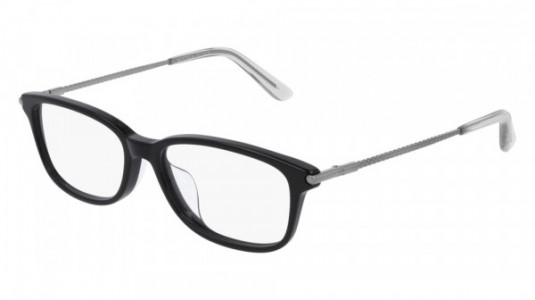 Bottega Veneta BV0257OA Eyeglasses, 001 - RUTHENIUM