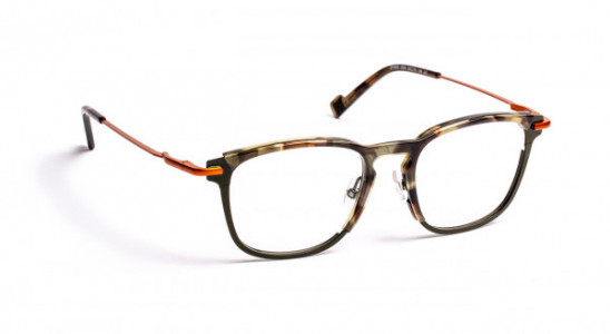 J.F. Rey JF2869 Eyeglasses, CAVIAR / SATIN KHAKI / SATIN ORANGE (0545)
