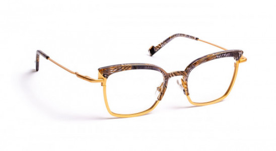 J.F. Rey JF2868 Eyeglasses, RESILLE BLACK / SATIN GOLD (0550)