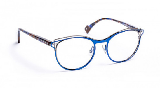 J.F. Rey JF2888 Eyeglasses, BLUE/SHINY RUTHENIUM (2505)