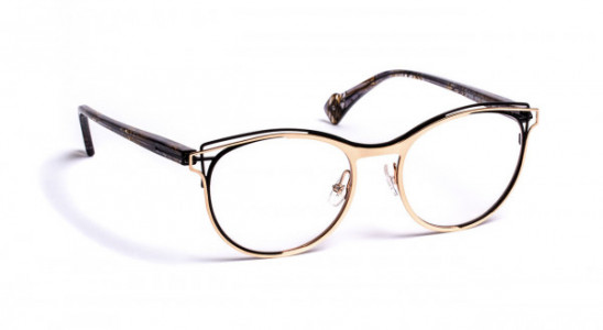 J.F. Rey JF2888 Eyeglasses, SHINY PINK GOLD / SATINED BLACK (8500)