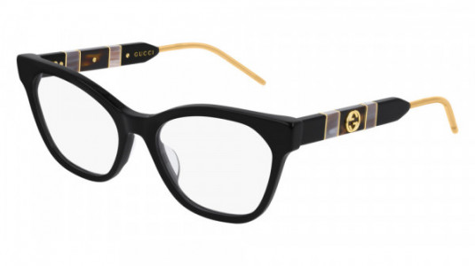 Gucci GG0600O Eyeglasses, 001 - BLACK