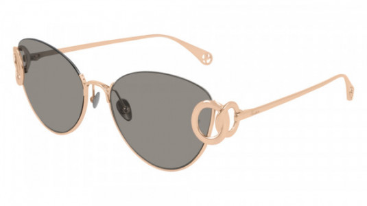 Pomellato PM0077S Sunglasses, 001 - GOLD with GREY lenses