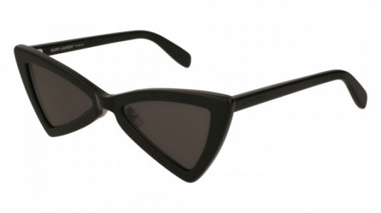 Saint Laurent SL 207 JERRY Sunglasses, 001 - BLACK with GREY lenses
