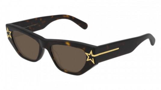 Stella McCartney SC0209S Sunglasses, 002 - HAVANA with BROWN lenses