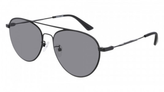 McQ MQ0246SA Sunglasses, 001 - BLACK with SMOKE lenses