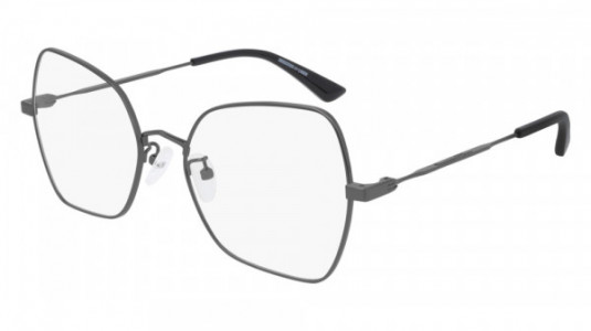 McQ MQ0228OA Eyeglasses, 001 - RUTHENIUM