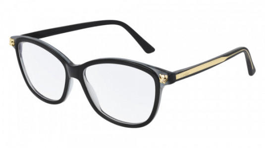 Cartier CT0207O Eyeglasses, 001 - BLACK