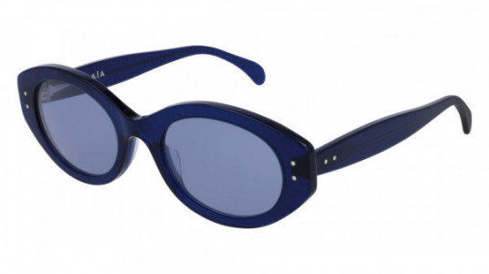 Azzedine Alaïa AA0026S Sunglasses, 003 - BLUE with BLUE lenses