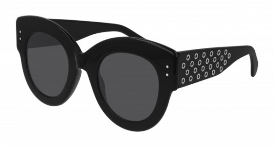 Azzedine Alaïa AA0028S Sunglasses, 001 - BLACK with GREY lenses