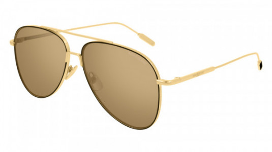 Montblanc MB0078S Sunglasses, 001 - GOLD with BRONZE lenses