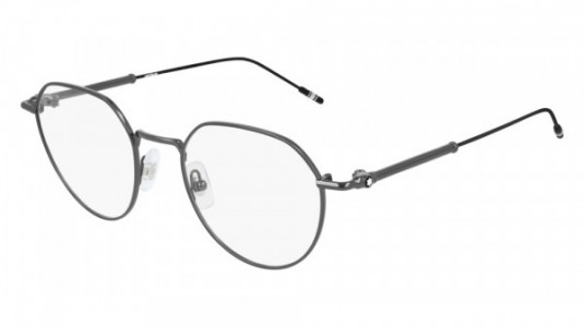 Montblanc MB0060O Eyeglasses, 001 - RUTHENIUM