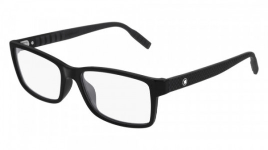 Montblanc MB0066O Eyeglasses, 002 - BLACK