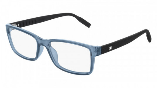Montblanc MB0066O Eyeglasses, 004 - BLACK