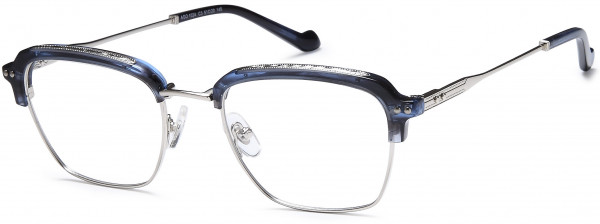 AGO AGO 1024 Eyeglasses, 03-Silver/Blue