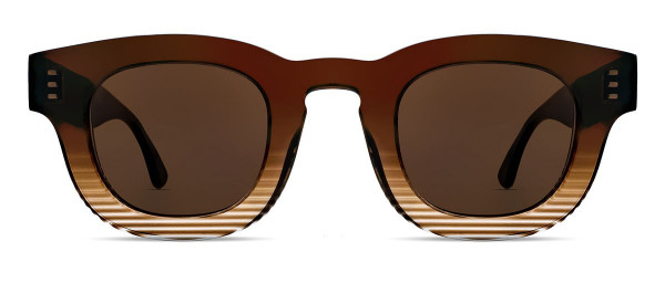 Thierry Lasry DARKSIDY Sunglasses, Brown Stripe Pattern