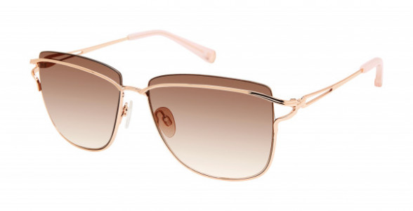 Kate Young K565 Sunglasses, Rose Gold (RGD)