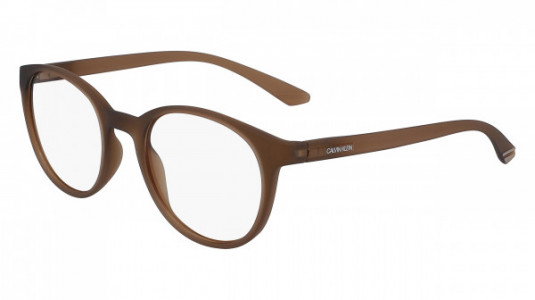 Calvin Klein CK19570 Eyeglasses, (281) MATTE CRYSTAL AMBER