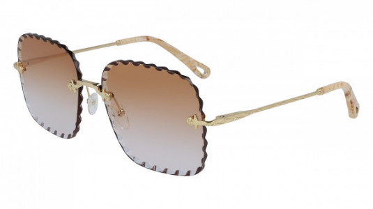 Chloé CE161S Sunglasses, (862) GOLD/GRADIENT PEACH