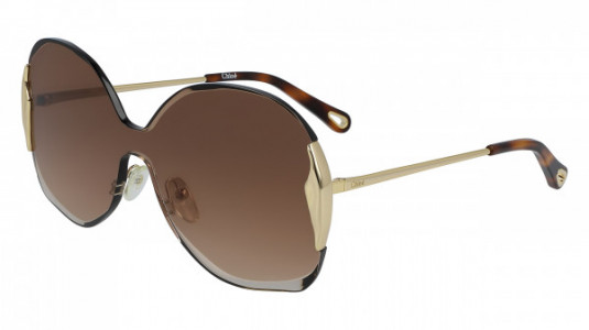 Chloé CE162S Sunglasses, (742) GOLD/GRADIENT BROWN