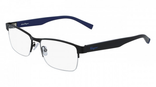 Ferragamo SF2186 Eyeglasses, (002) MATTE BLACK