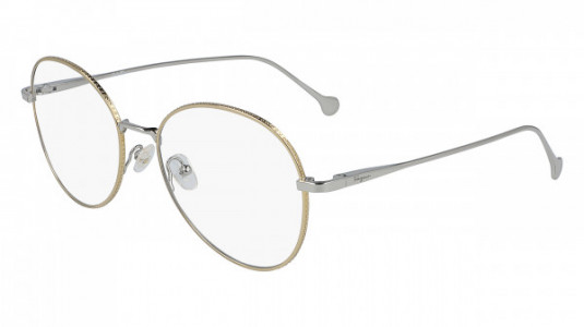 Ferragamo SF2189 Eyeglasses, (724) GOLD/PALLADIUM