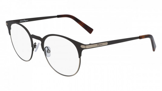 Ferragamo SF2190 Eyeglasses, (251) BROWN/GOLD