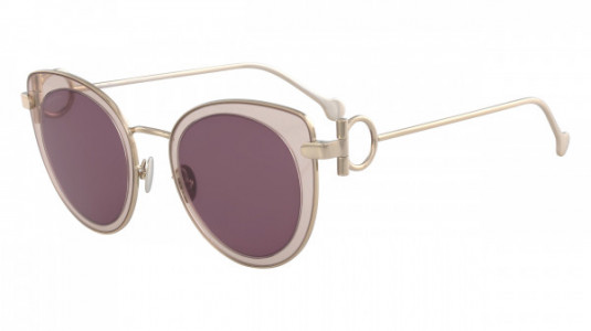Ferragamo SF182S Sunglasses, (640) WINE/PEACH