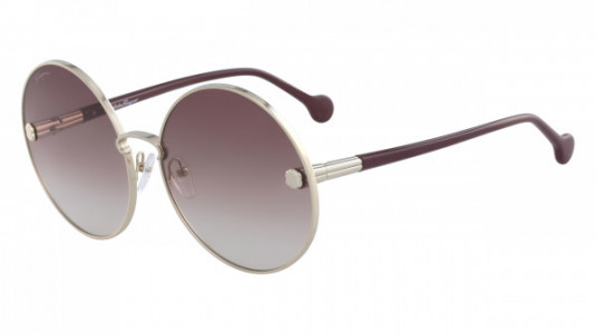 Ferragamo SF189S Sunglasses, (742) GOLD/WINE LENS