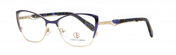 CIE SEC143 Eyeglasses, blue/gold (1)