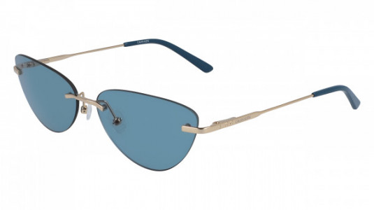 Calvin Klein CK19124S Sunglasses, (430) TEAL MIRROR
