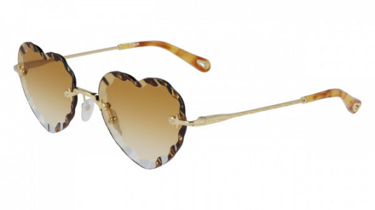Chloé CE150S Sunglasses, (837) GOLD/GRADIENT BRICK