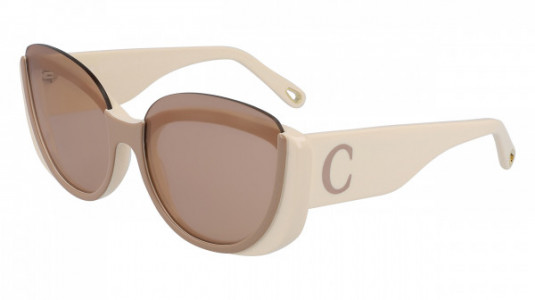 Chloé CE754S Sunglasses, (110) NUDE/IVORY